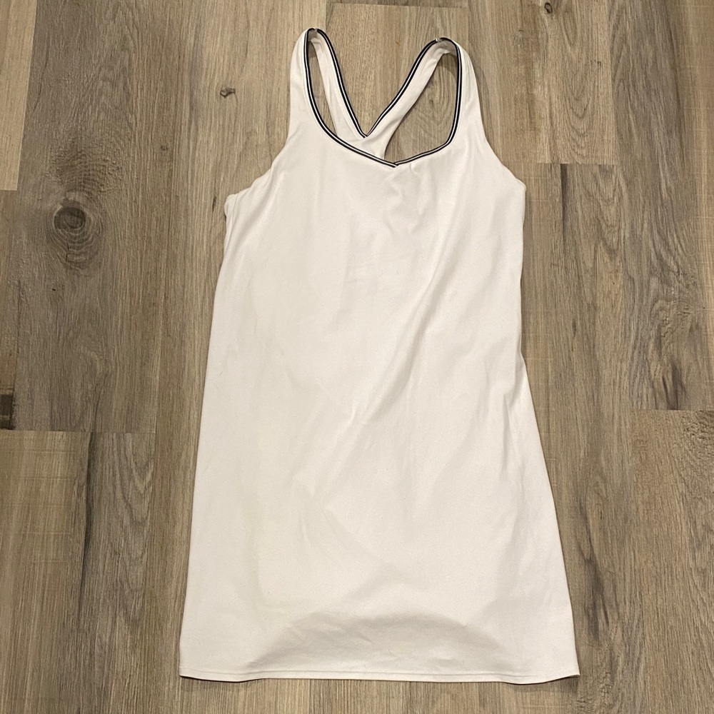 Tennis Dress with Black Trim